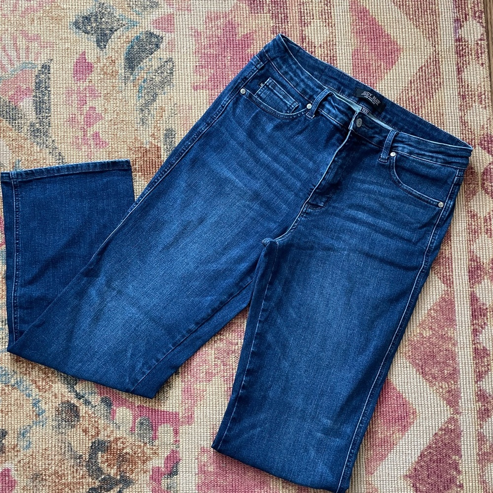 Judy Blue Dark Wash Straight Leg Jeans